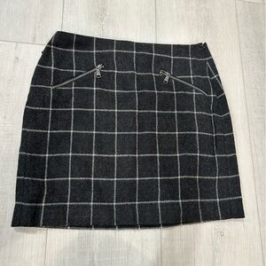 Banana Republic plaid mini skirt